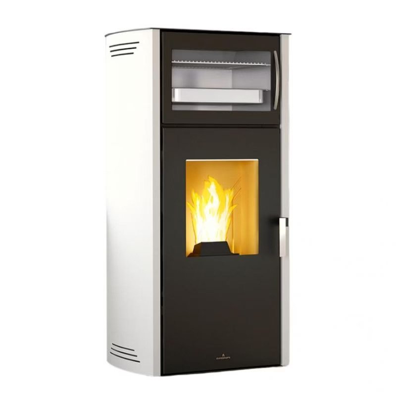Stufa a pellet BRONPI Noa Horno 11 kW con forno e ventilazione disattivabile - immagine 2