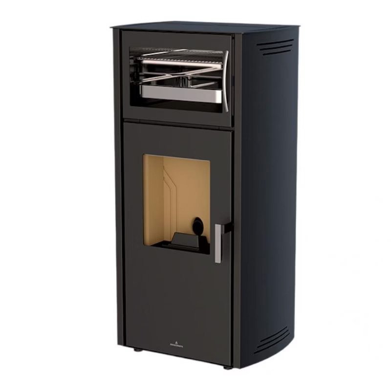 Stufa a pellet BRONPI Noa Horno 11 kW con forno e ventilazione disattivabile - immagine 5