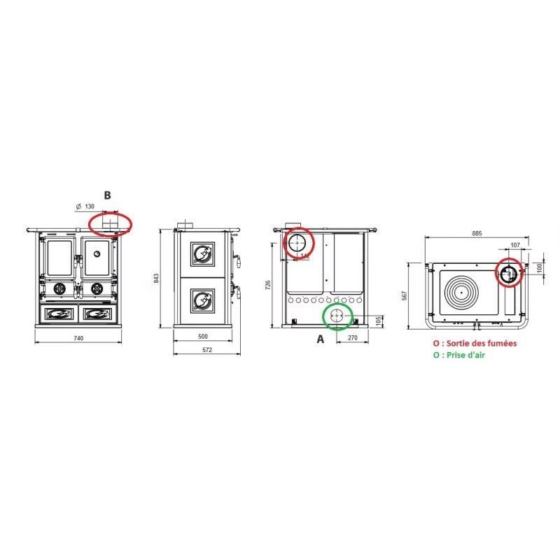 La Nordica Rosetta 5.0 Ceramica Liberty – 7,9 kW - immagine 6