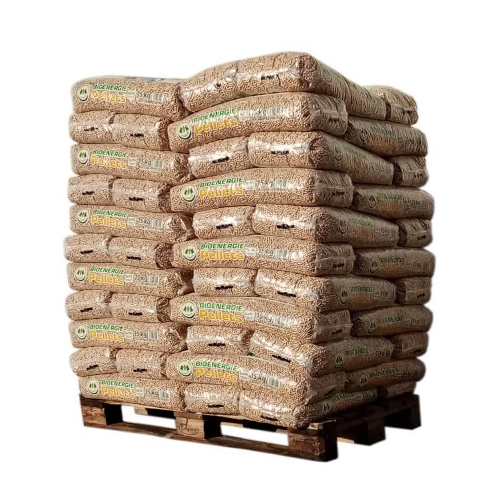 Pellet di legno Bio Energie – Bancale da 66 sacchi da 15 kg